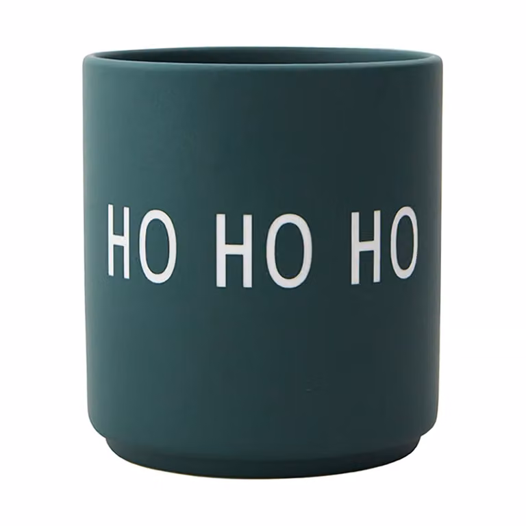 Design Letters Favoriete mok 25 cl Ho ho ho - Donkergroen