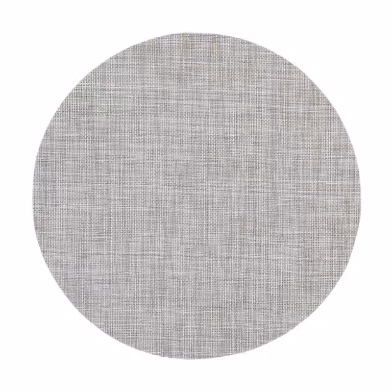 Dixie Sixten placemat rond grijs voor volwassenen