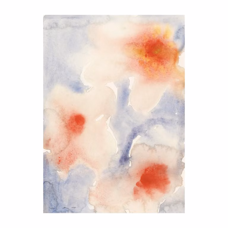 Paper Collective Three Flowers poster B/D/H: 30 x 40 cm