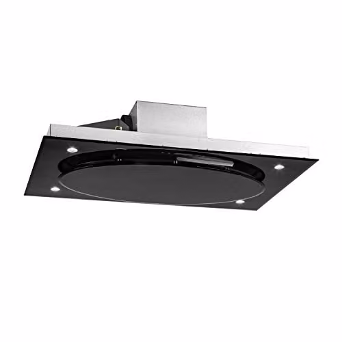 Klarstein Secret Service Wandafzuigkap - Roestvrij staal - Zilverzwart - 110 cm breed