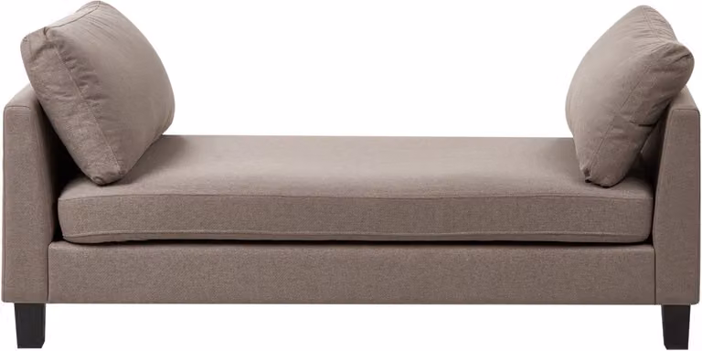 Beliani Archiane Chaise Longue Scandinavische stijl - Taupe - Polyester