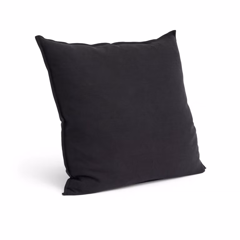 HAY Linnen kussen vierkant Blue-black 60 x 60 cm