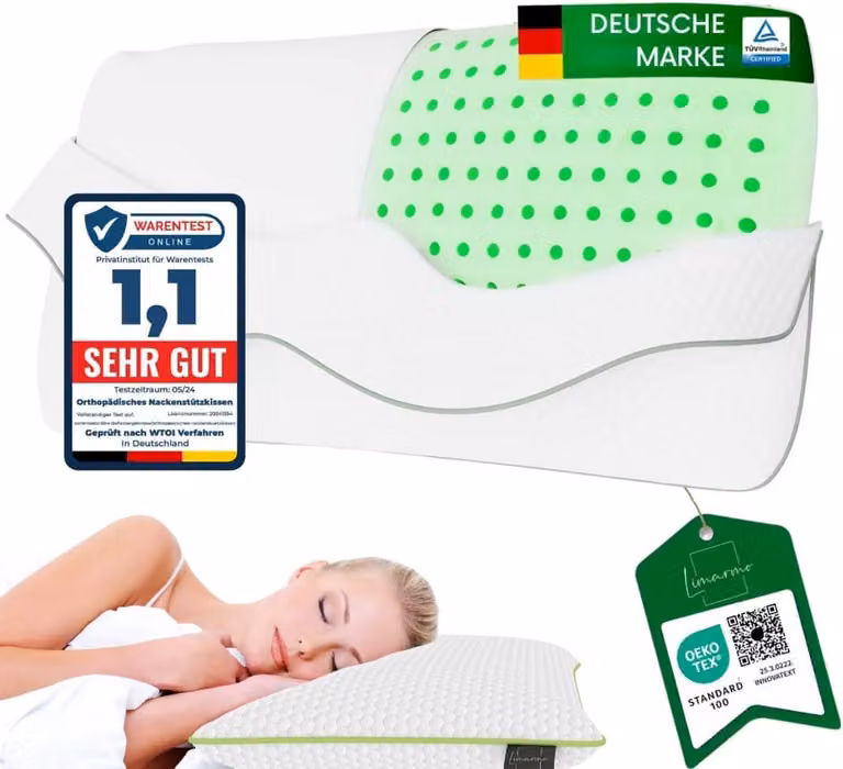 Ergonomisch Neksteunkussen van Traagschuim voor Volwassenen met Keuze uit Vier Hoogtes