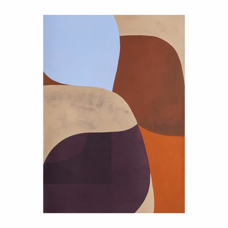 Paper Collective Painted Shapes 02 grafische poster 50 x 70 cm