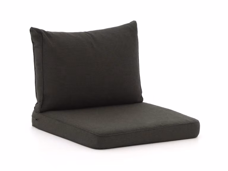 Madison Loungekussen voor de tuin, Zwart, 60 x 60 cm