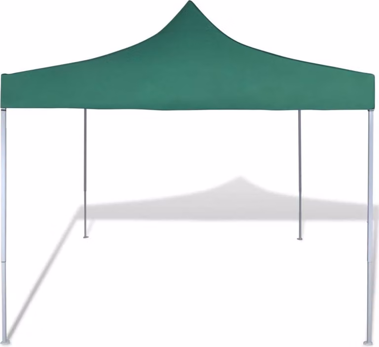 vidaXL Partytent groen, 3 x 3 meter