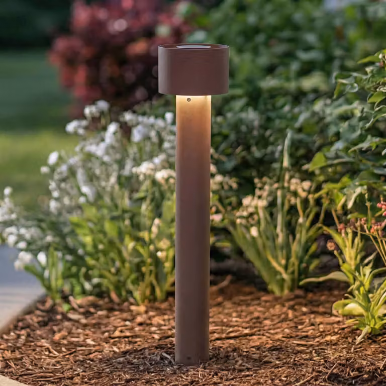 Arcchio LED tuinpadverlichting - Bruin - Aluminium - Hoogte: 65 cm