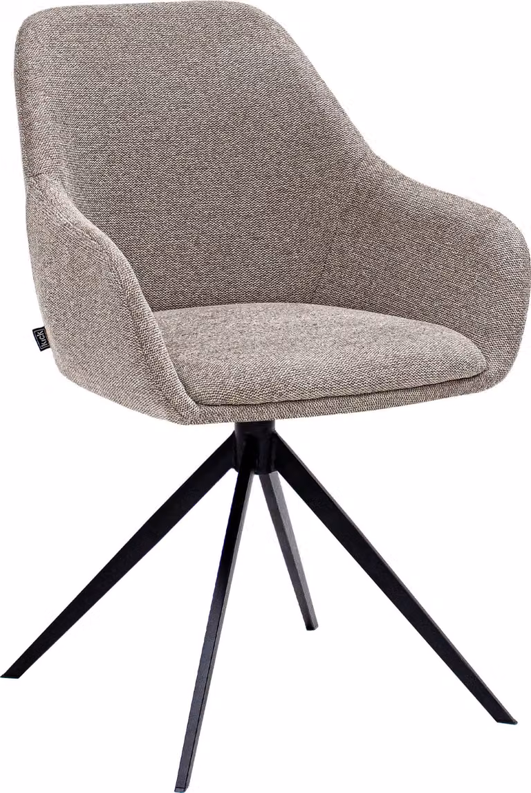 Kick Collection draaistoel Mex - Taupe - Gestructureerde stof