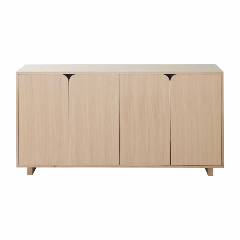 1898 Vidja sideboard in witgepigmenteerd eikenhout