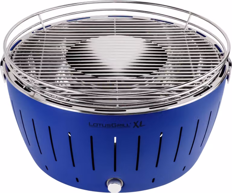 LotusGrill G435 U Blau Charcoal Tabletop Grill voor in de tuin