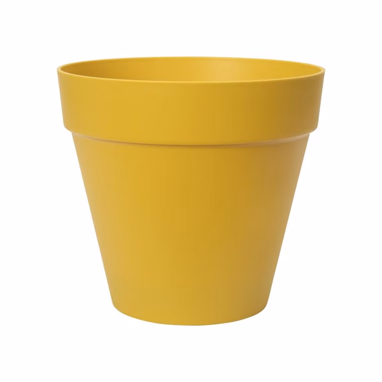 Elho Loft Urban Round Pot - Okergeel - 20 cm