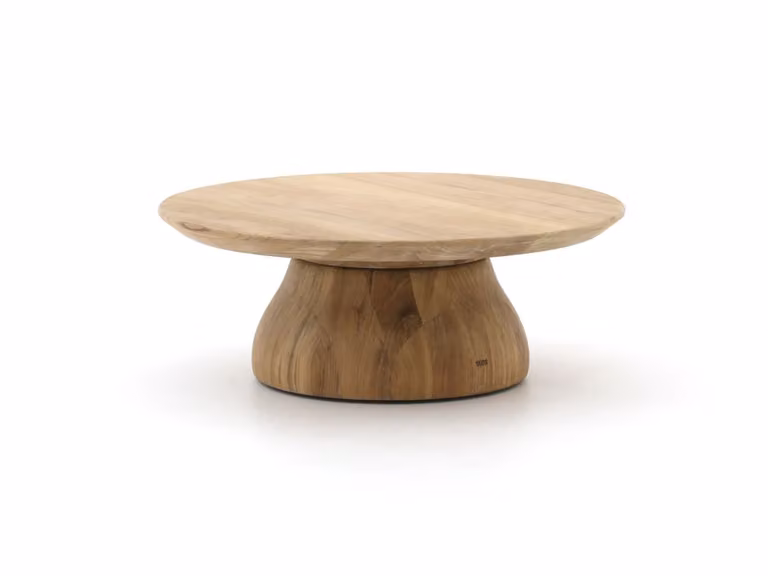 Ronde loungetafel SUNS van teakhout Ø80cm van Kees Smit