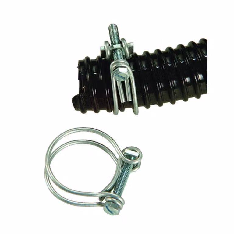 Ubbink slangklemmen van roestvrij staal, zilver, 42 - 47 mm