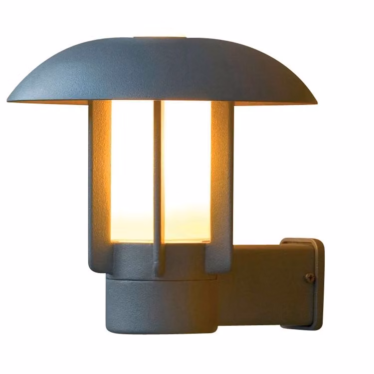 Moderne wandlamp Heimdal Konstsmide zilvergrijs