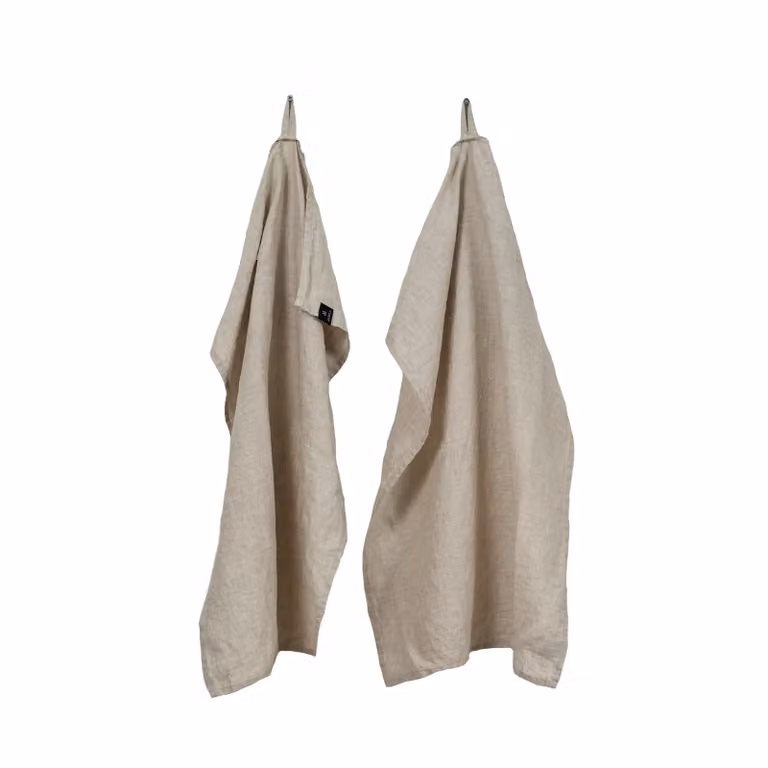 Himla Sunshine keukenhanddoek 2-pack Oatmeal