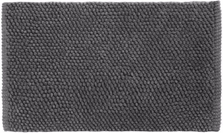 Differnz Popcorn Badmat Antraciet - 100% Katoen - 50 x 80 cm