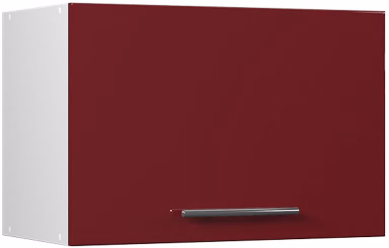Vicco Hangkast Fame-Line Bordeauxrood hoogglans/Wit, Breedte: 60 cm