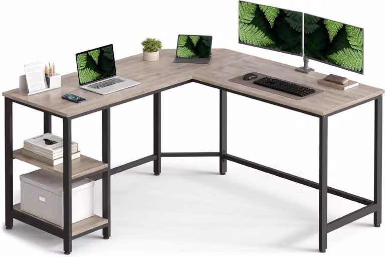 Hoekbureau Gaming - L-vormig Computer Desk voor Home Office en Kantoor Setup