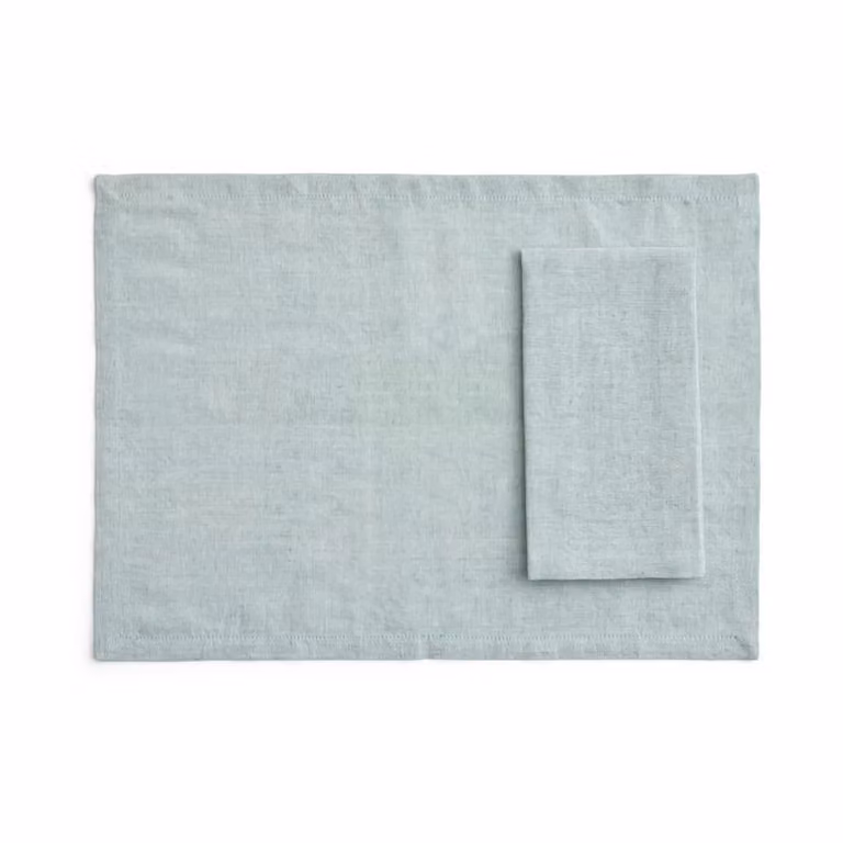 HAY Tavolo placemat en servet set 4-pack, linnen, groen