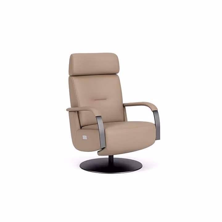 Prominent Relaxstoel Volterra - Bruin - Leer