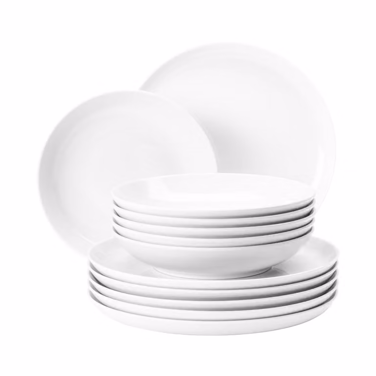 Seltmann Weiden Tafelservice Lido 12-delig rond wit