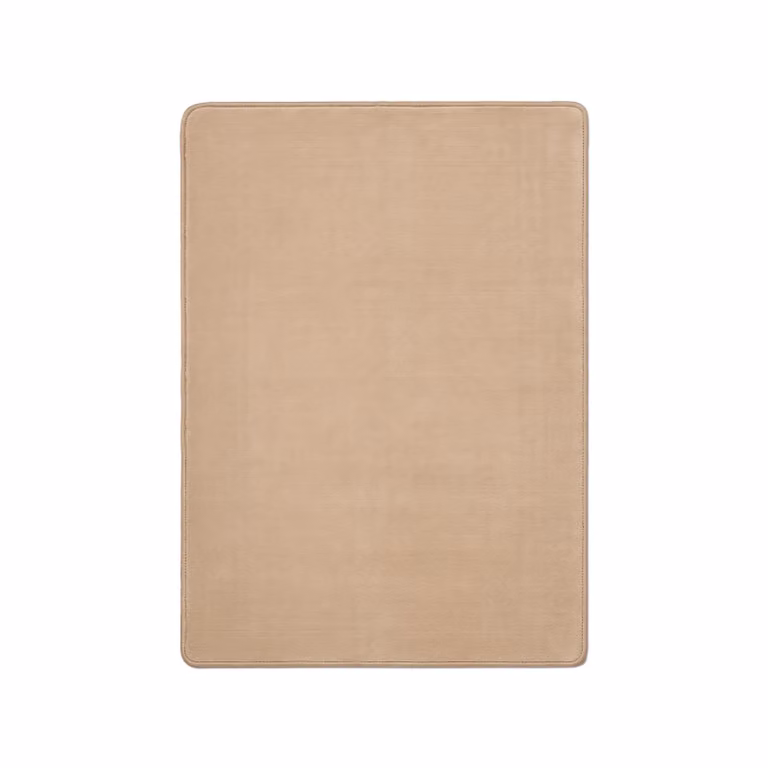Classic Collection Lobby vloerkleed met festonrand Beige, 200 x 200 cm