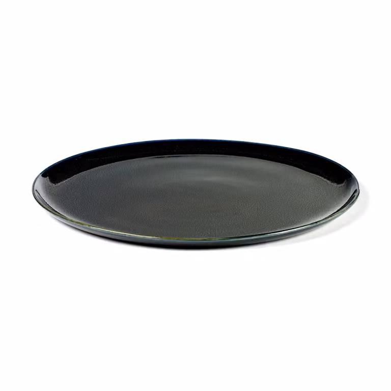 Serax Terres de Rêves bordje, donkerblauw, diameter: 22 cm