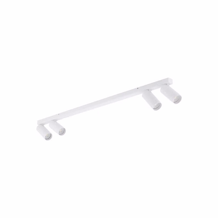 Lyora Opbouwspot 4x GU10 Fourty wit aluminium