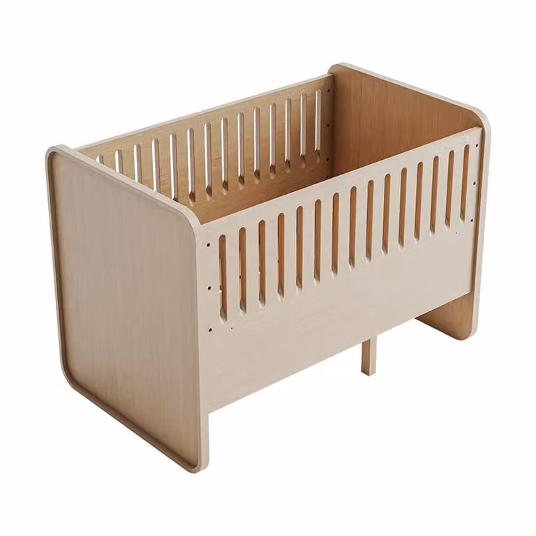 Nofred Form baby- en juniorbed Eiken, B/D/H: 166 x 77,5 x 87 cm