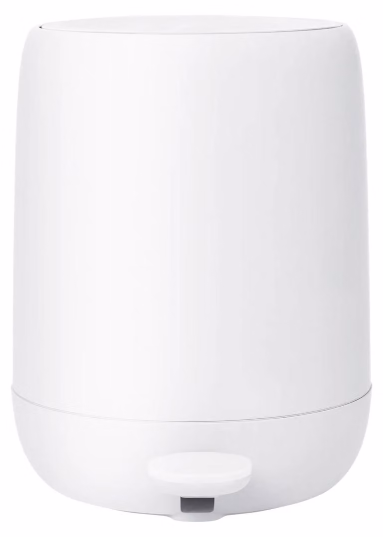 Blomus SONO Emmer voor cosmetica en afval, Wit, 5 liter
