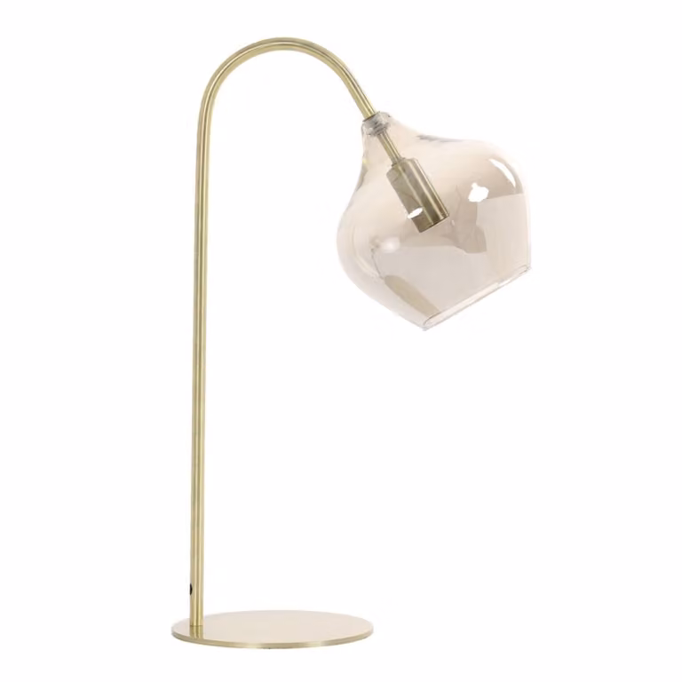 Tafellamp Rakel Light & Living brons, goud/messing of zwart