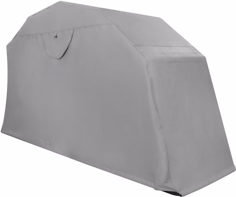 Waterdichte motortent voor motoropslag en garage - Grijs - Middelgroot - B/D/H: 1,55 x 1 x 2,7 m