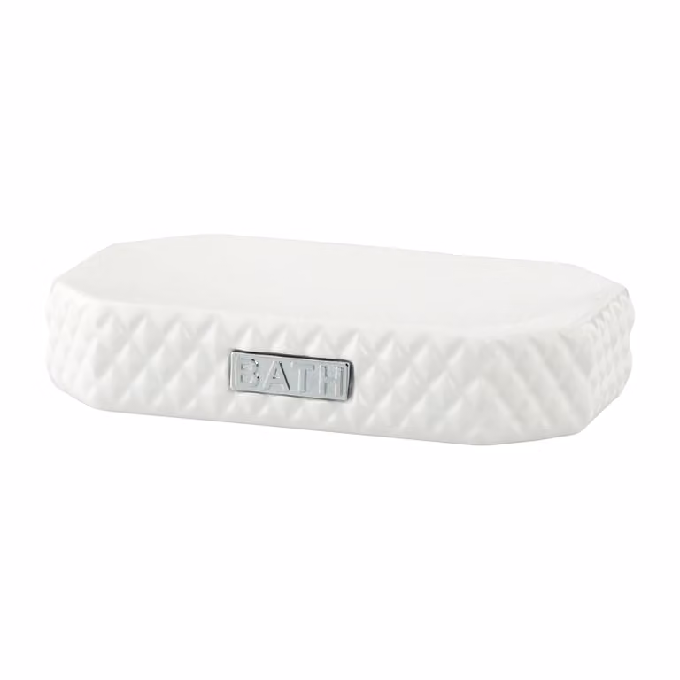 Lene Bjerre Marion zeepbakje White-silver B: 13,5 cm, D: 9 cm