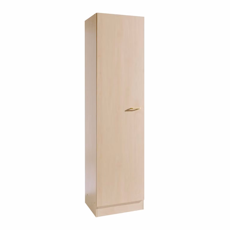 Held Keuken zijschuifkast model Start met beukenlook en 4 legplanken, Hoogte: 200 cm, Breedte: 50 cm, Diepte: 50 cm