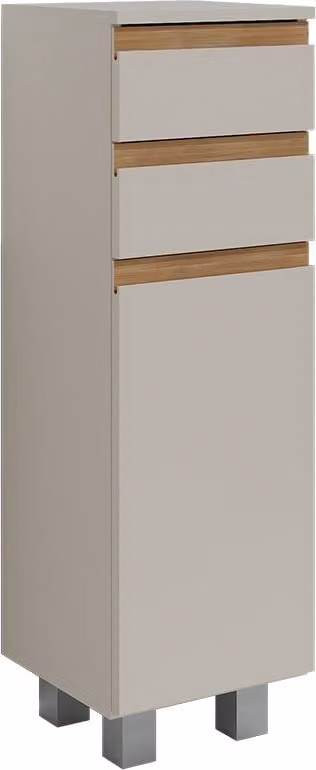Vicco J-Shape Halfhoge kast Kasjmier/Artisan met 2 laden, Model 59613, B: 30 cm, H: 95 cm