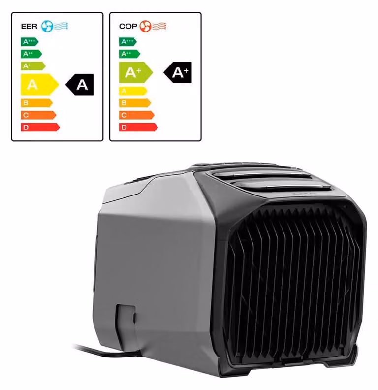 EcoFlow WAVE 3 mobiele airconditioner en verwarming voor campers en bestelwagens, 6100 BTU koeling en 6800 BTU verwarming
