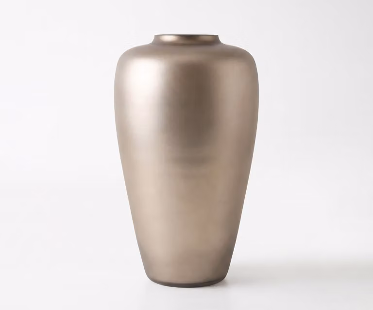 Delife Vaas Somera Opal Mondgeblazen Glas B: 27 cm, D: 27 cm, H: 44 cm