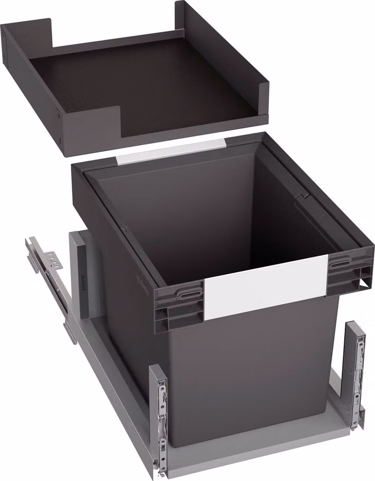 Blanco Select II Soda afvalsysteem, 30 liter, geschikt voor kastbreedte 60 cm, frontaansluiting