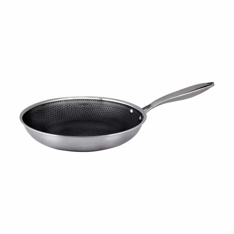 Hâws Santo koekenpan met hybrid coating, Ø30 cm, Zilverkleurig