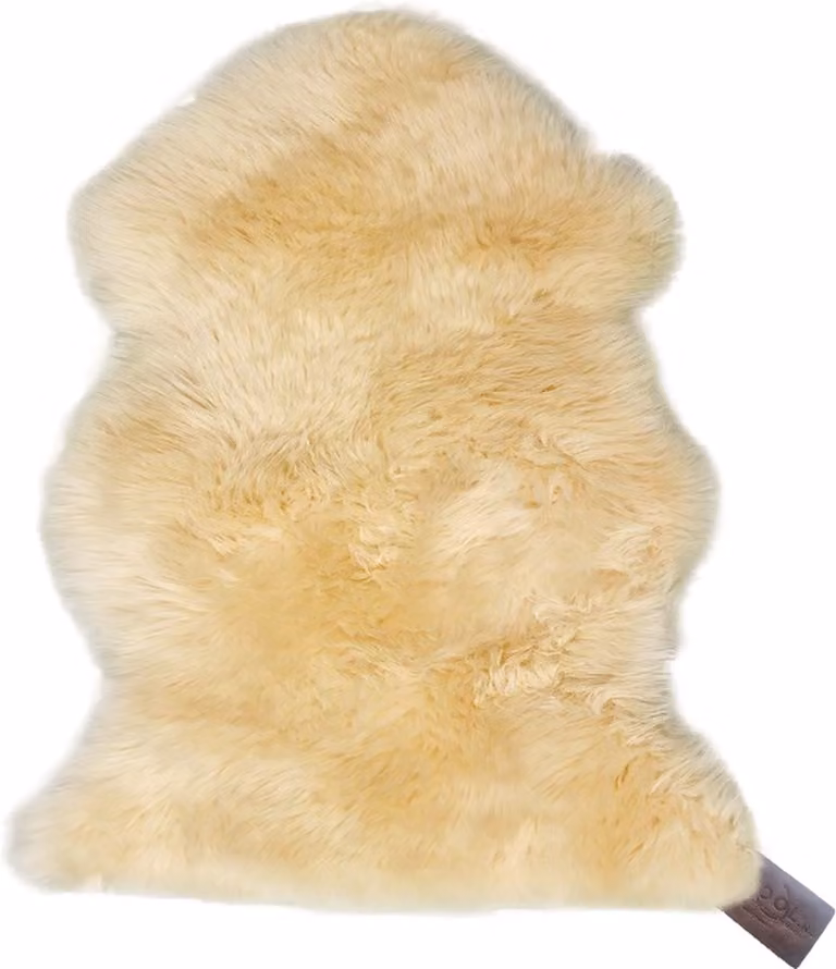 WOOOL Medicinale Longwool Schapenvacht XS - 100% Wol - 80 x 45 cm