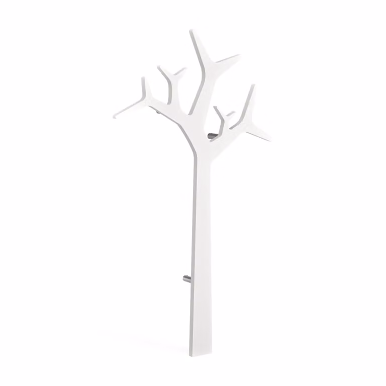 Swedese Tree wandkledinghaak wit, 134 cm