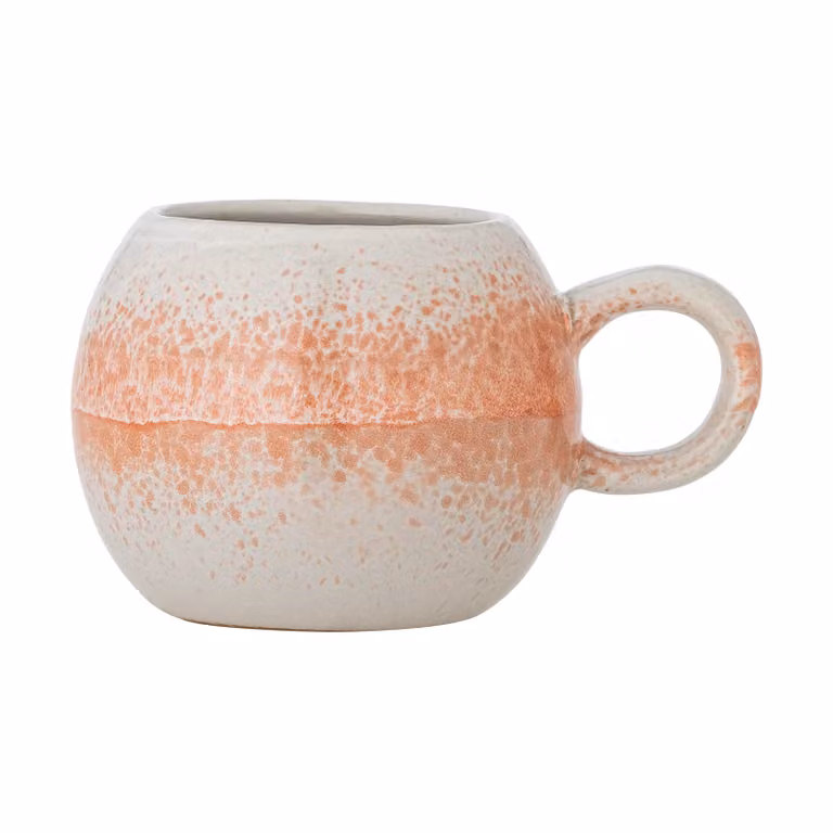 Bloomingville Paula mokken oranje set van 4 stuks, 41 cl