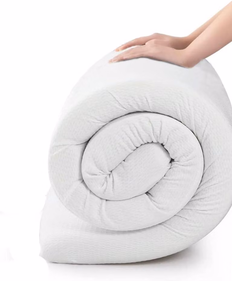 Omkeerbaar Schuimmatras Matras Topper voor Kamperen en Logeren met Hoge Dichtheid B/D/H: 180 x 150 x 8 cm