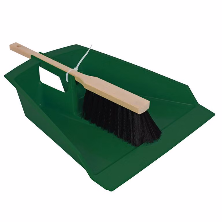 Talen Tools stoffer met blik groen