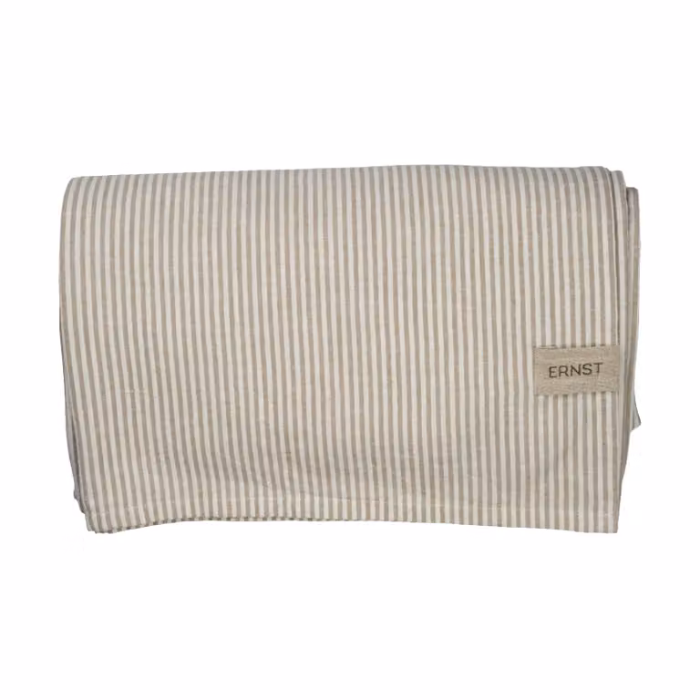 ERNST Tafelkleed met smalle strepen Beige-wit 145 x 300 cm