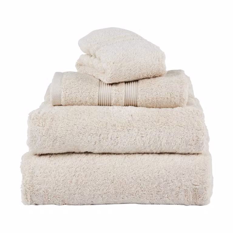 Mille Notti Fontana Handdoek EKO Ivory, Breedte: 100 cm, Lengte: 150 cm