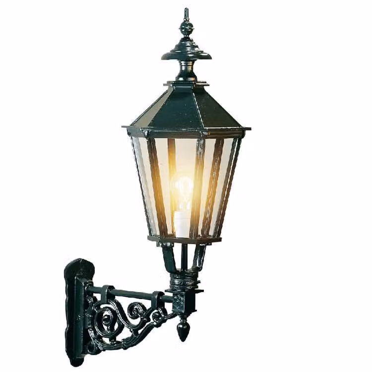 Nostalgische wandlamp Spaarne zwart KS Verlichting