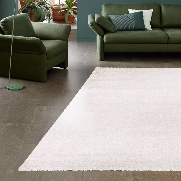 Astra Pure modern woontapijt beige, B/D: 133 x 190 cm