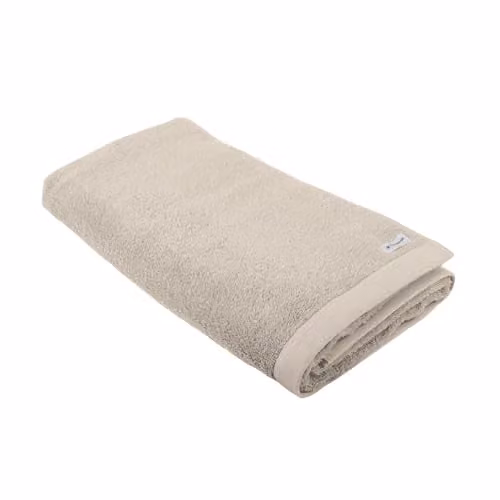 Tom Tailor Saunahanddoek Beige Sunny Sand, 80 x 200 cm, 100% Katoen Badstof