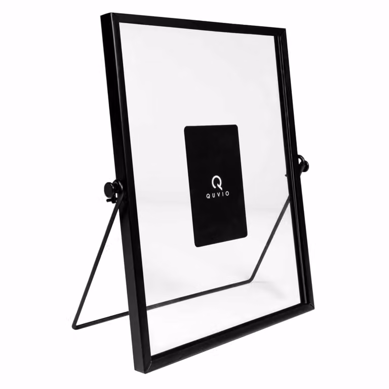 QUVIO Fotolijst Zwart - B: 17,5 cm, H: 23 cm - Staand